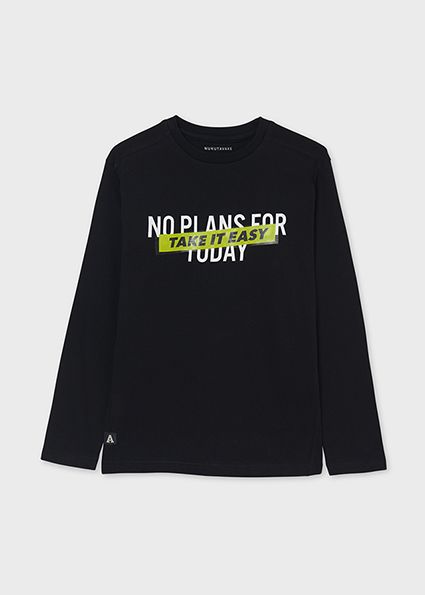 Black Full Sleeve T-Shirt