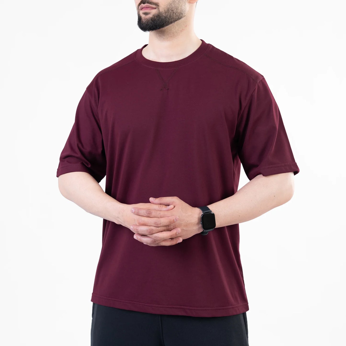 Maroon Basic Classic T-Shirt