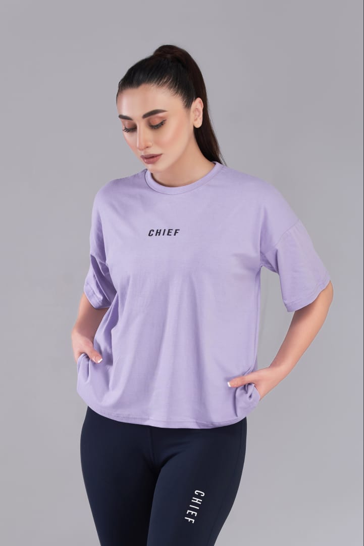 Light Purple Oversized T-Shirt