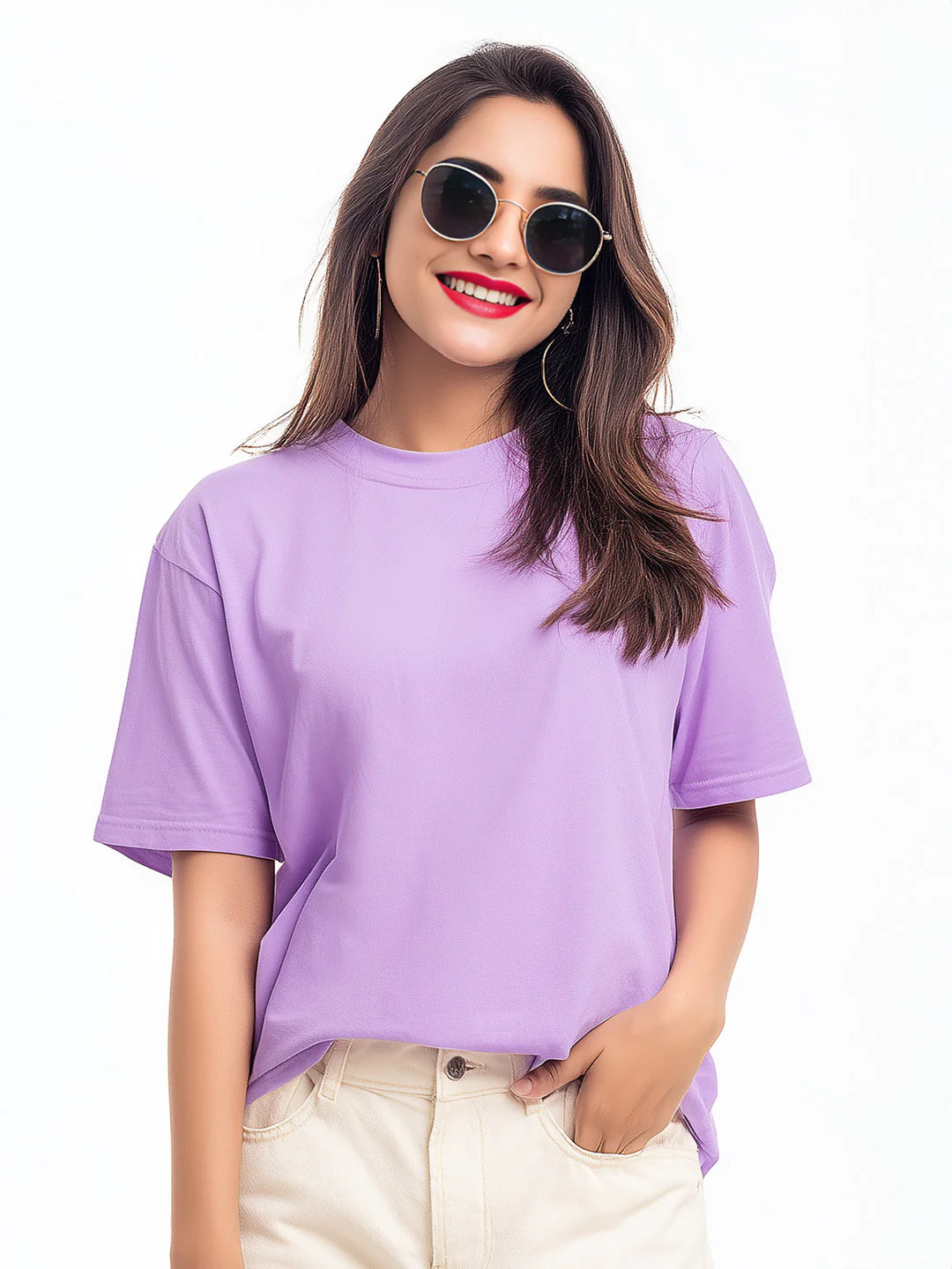 Women’s Lavender Basic T-Shirt