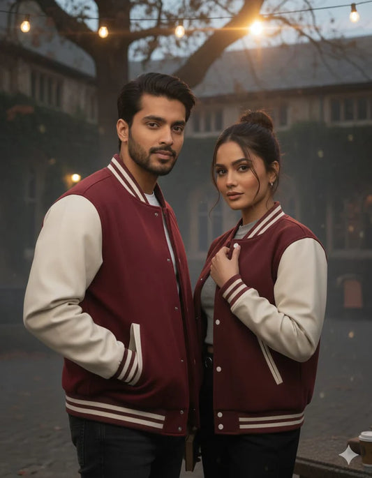Couple Matching Varsity Jackets