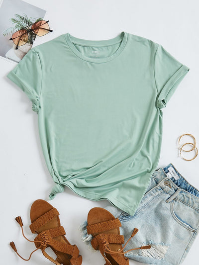 Mint Green Everyday Basic T-Shirt