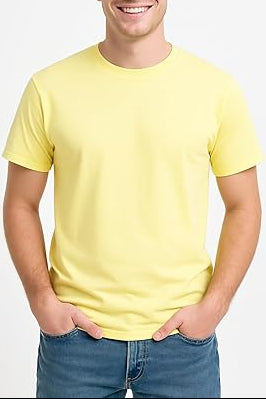 Yellow Men’s Basic T-Shirt