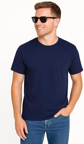Navy Blue Basic T-Shirt