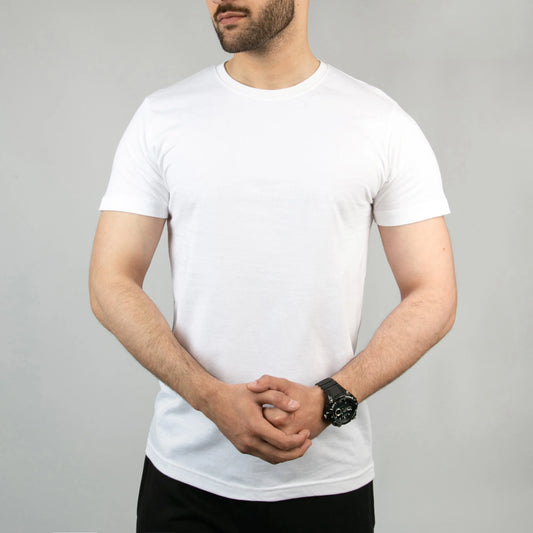 White Basic Everyday T-Shirt