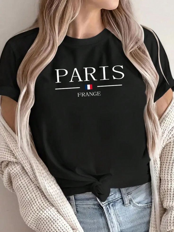Women’s Paris Print Graphic T-Shirt