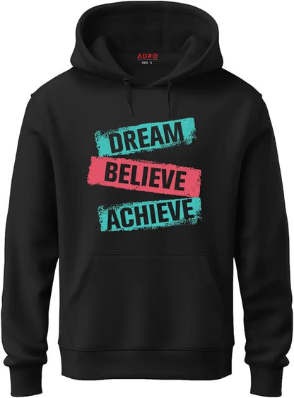 Dream Believe Achieve Graphic Hoodie