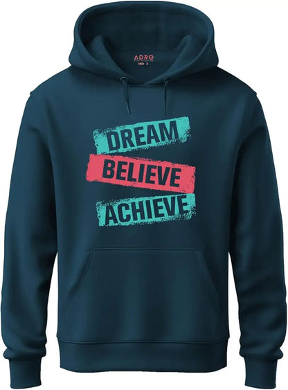 Dream Believe Achieve Graphic Hoodie