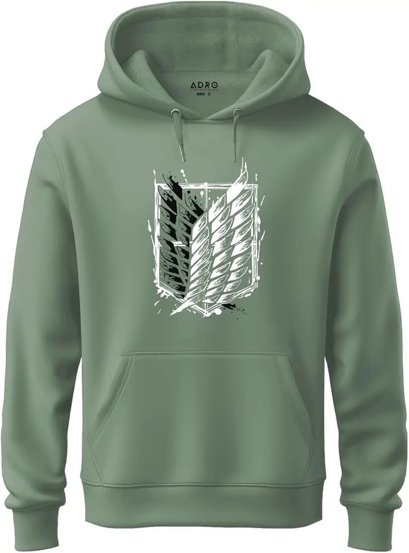 Green Butterfly Graphic Hoodie