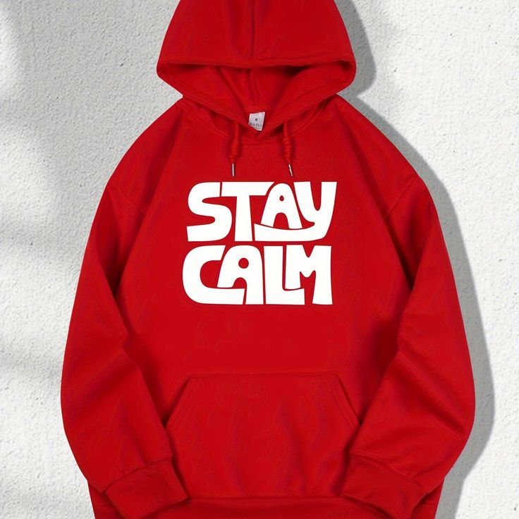 Stay Calm Graphic Hoodie