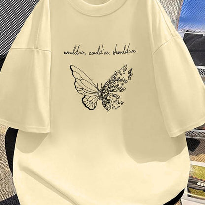 Butterfly Oversized T-Shirt