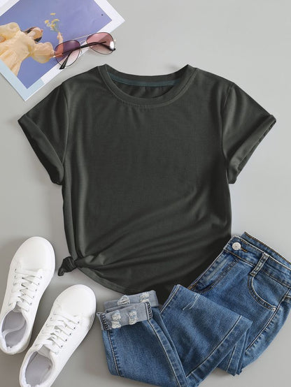 Women’s Light Blue Basic T-Shirt