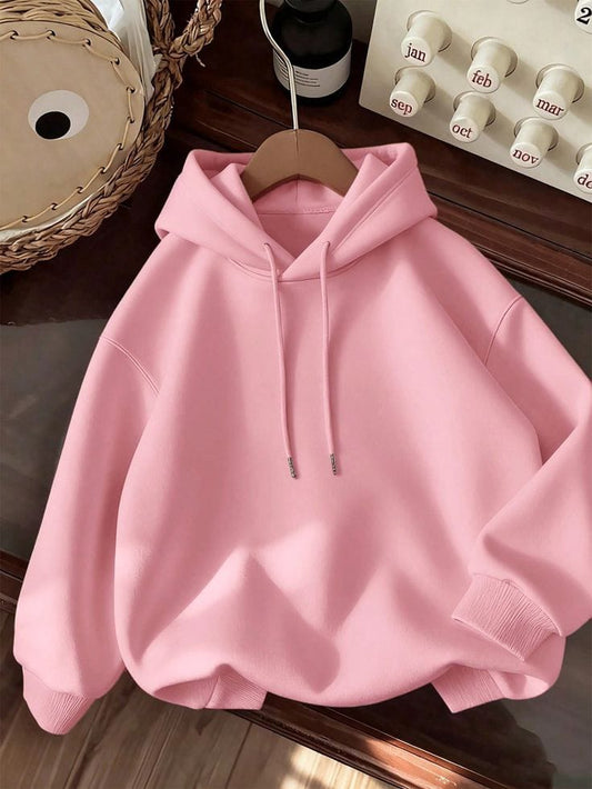 Pink Oversize Soft Hoodie