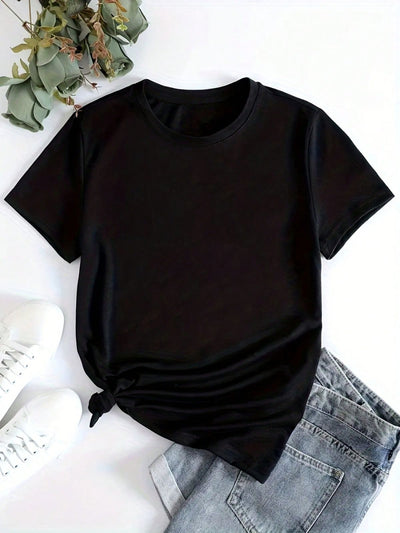 Women’s Black Basic Soft T-Shirt
