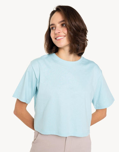 Women’s Light Blue Basic T-Shirt