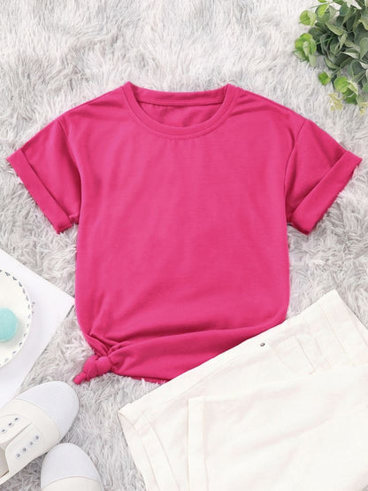 Women’s Light Blue Basic T-Shirt