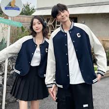 Couple Matching Varsity Jackets